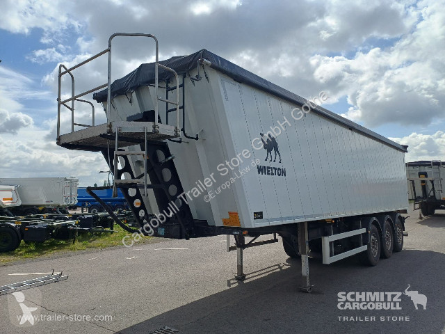 نصف مقطورة Wielton Kipper Alukastenmulde 51m³