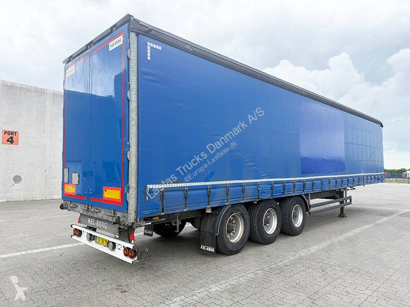 نصف مقطورة Kel-Berg Curtainsider / Planenauflieger