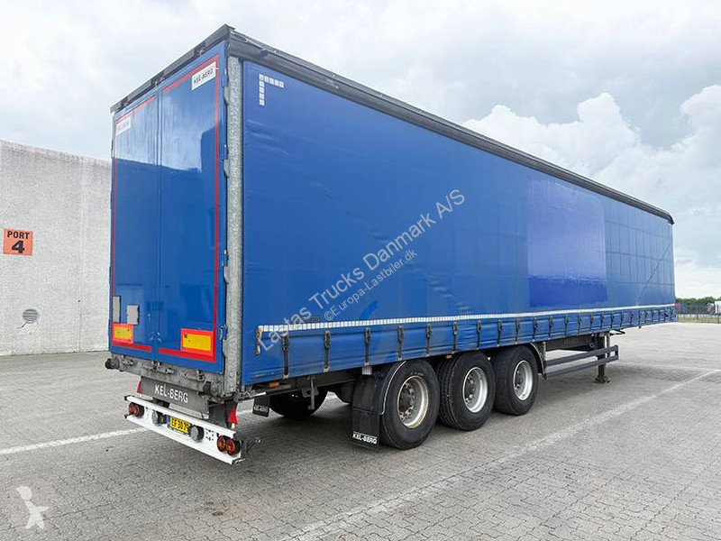نصف مقطورة Kel-Berg Curtainsider / Planenauflieger