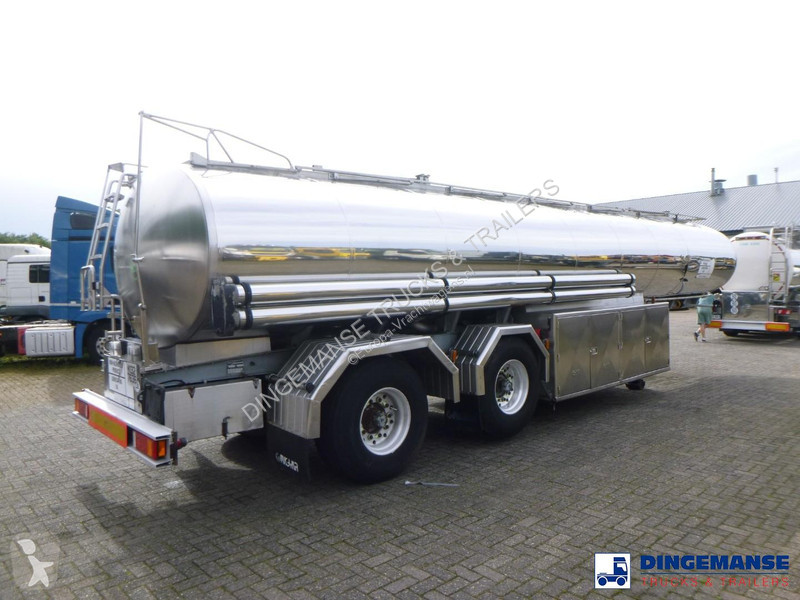 Sættevogn Magyar Fuel / oil tank inox 23 m3 / 7...