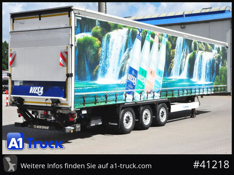 نصف مقطورة Krone SD, Getränke, Safe Curtain,...