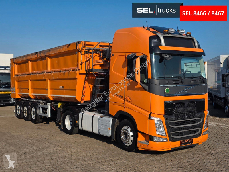 نصف مقطورة Kempf MULDE MIT KLAPPE!! / VOLVO 500...