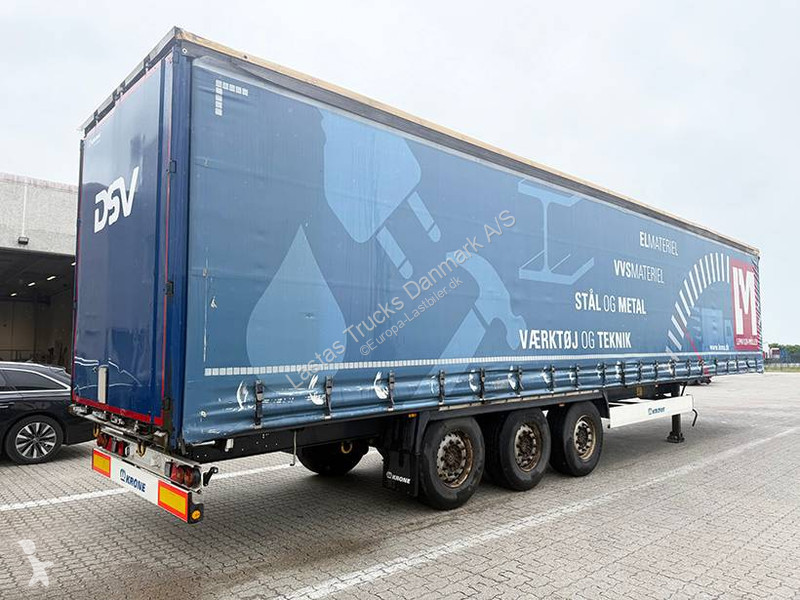 نصف مقطورة Krone Curtainsider / Planenauflieger
