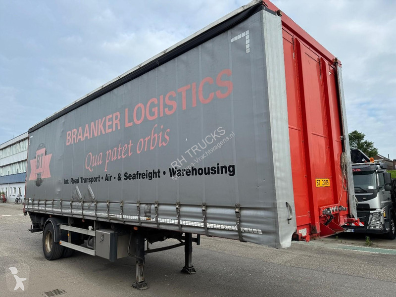 نصف مقطورة  1 AS 1 AXLE + BOX 9,1 METER INSIDE...