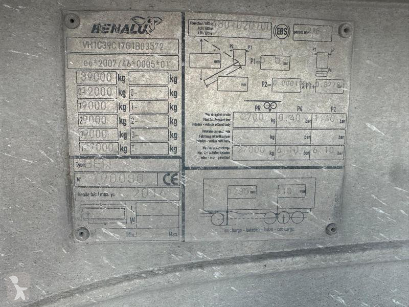 Semi remorque Benalu  C39C17