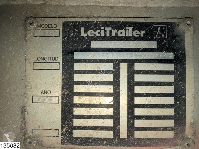 نصف مقطورة Lecitrailer Tautliner