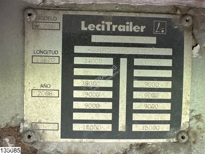 Semi remorque Lecitrailer Tautliner