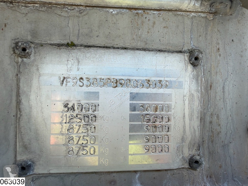 نصف مقطورة Maisonneuve Chemie 1 Comp. 32.472 Liter