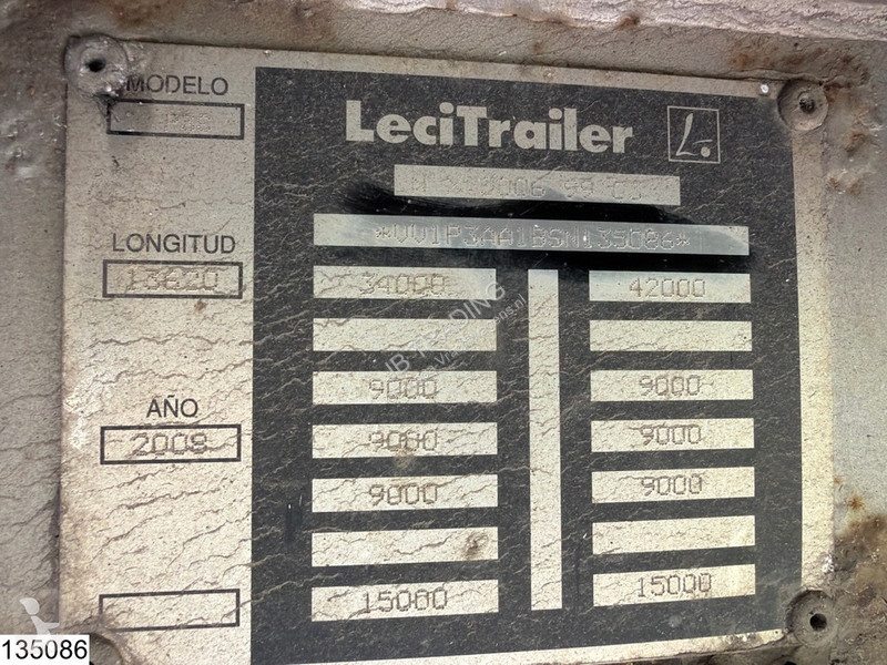 نصف مقطورة Lecitrailer Tautliner