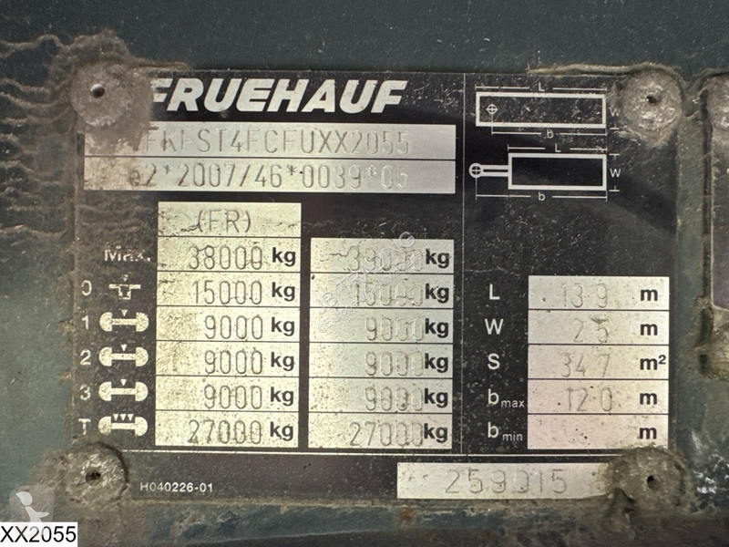 Semi remorque Fruehauf Tautliner