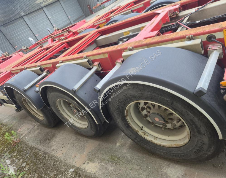 نصف مقطورة Fruehauf Trailer Chassis Gooseneck...