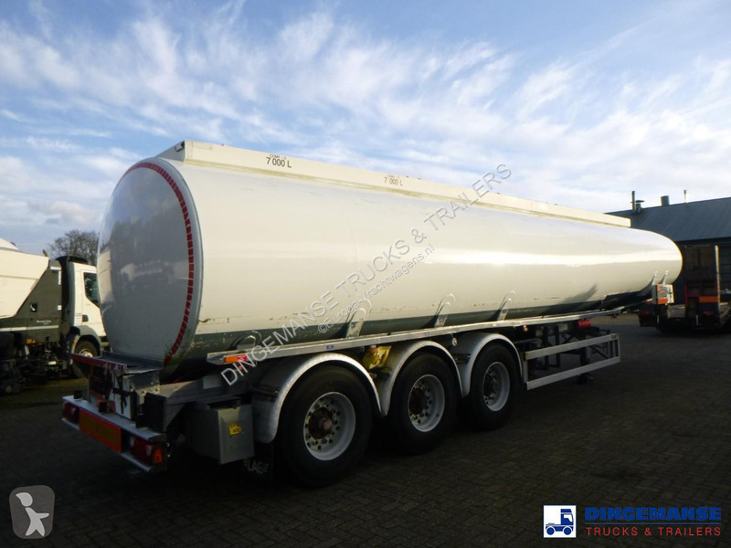 نصف مقطورة LAG Fuel tank alu 44.4 m3 / 6 comp +...