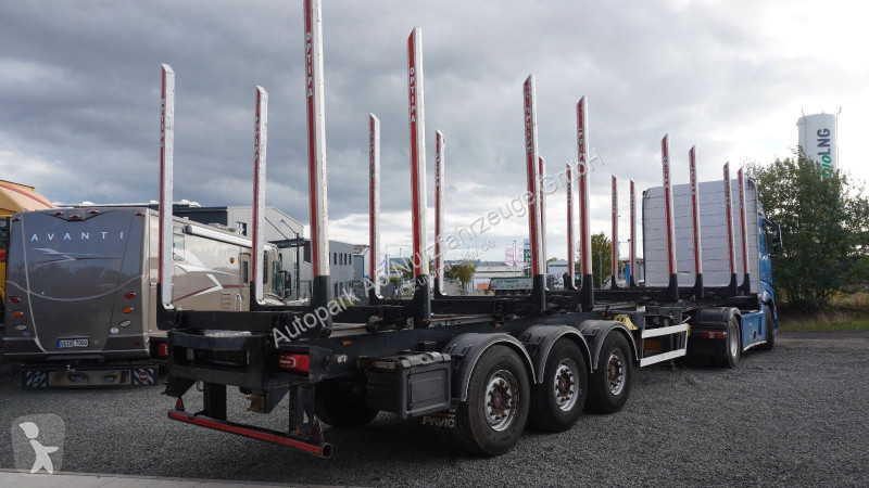 HTS 24 Holz Holztransporter Holzanhänger...
