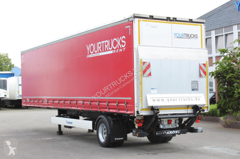 Semitrailer Krone   Plane Edscha Liftachse  LBW...