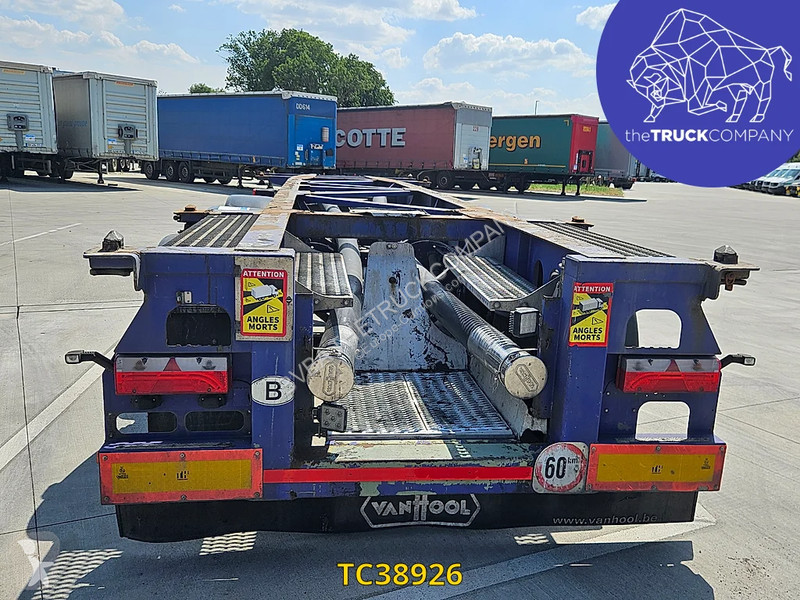 نصف مقطورة Van Hool 30 ‘ , 20’. ADR