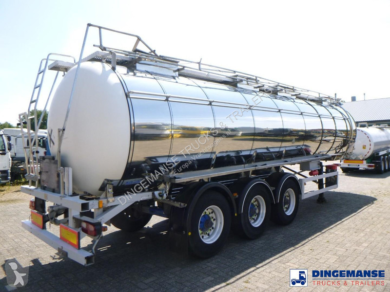 Semi remorque Feldbinder Chemical tank inox 30...