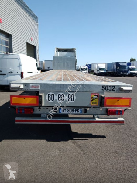 نصف مقطورة Trouillet 38 TONNES PLATEAU LOURD