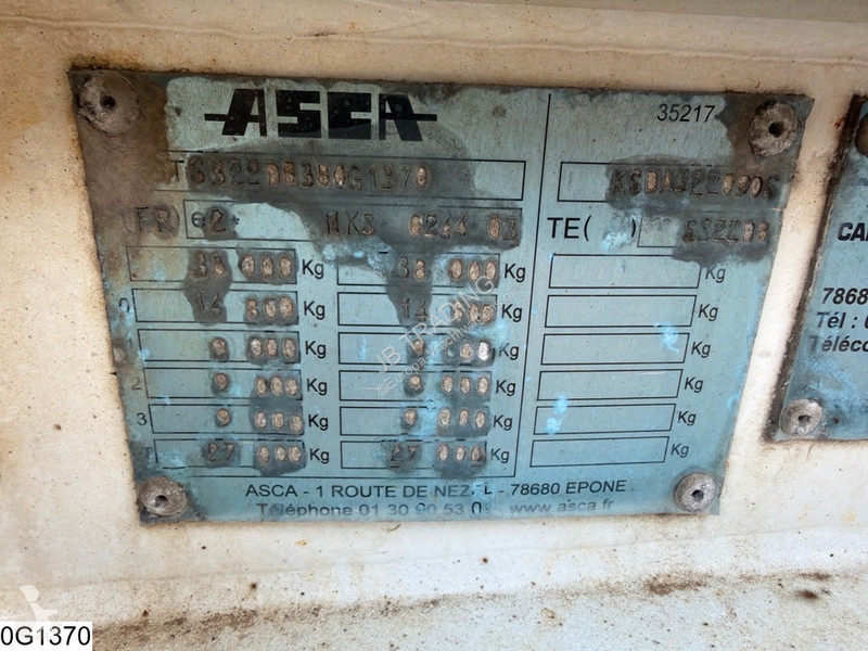 نصف مقطورة Asca Gasflessen
