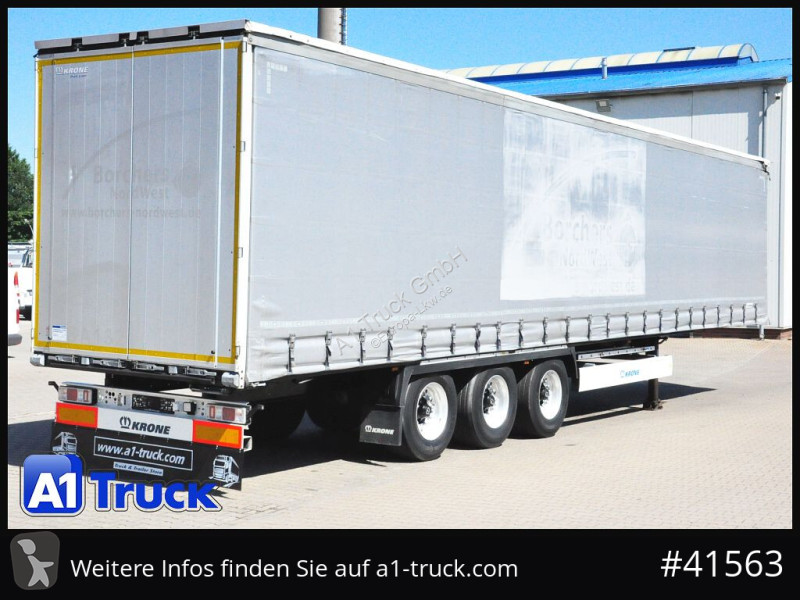 نصف مقطورة Krone SD, Getränke, Safe Curtain,...