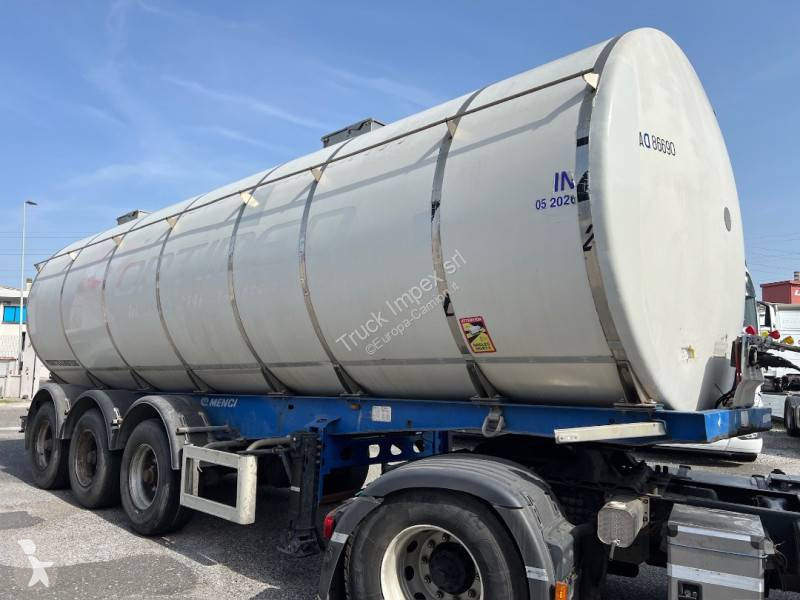 نصف مقطورة Menci SA955 - 2 scomparti inox anno...