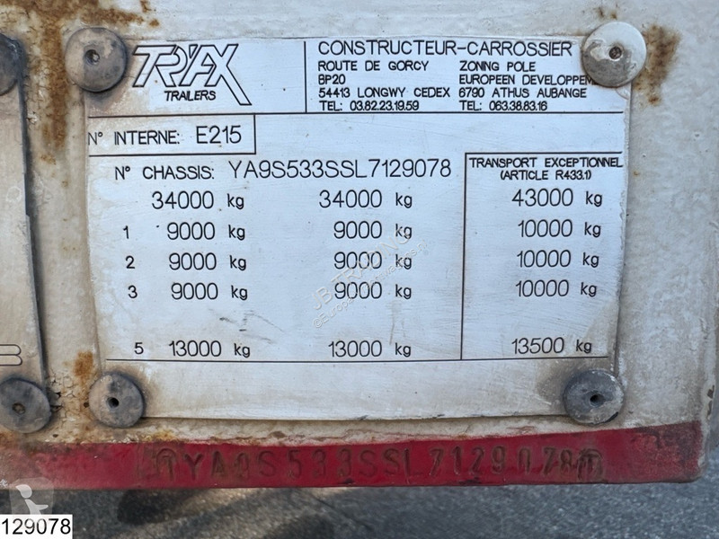 Maskinbæreren Trax Lowbed 43.000 KG, Winch