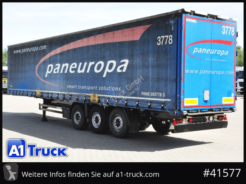 نصف مقطورة Kögel S 24 Tautliner, Code XL, BPW,...