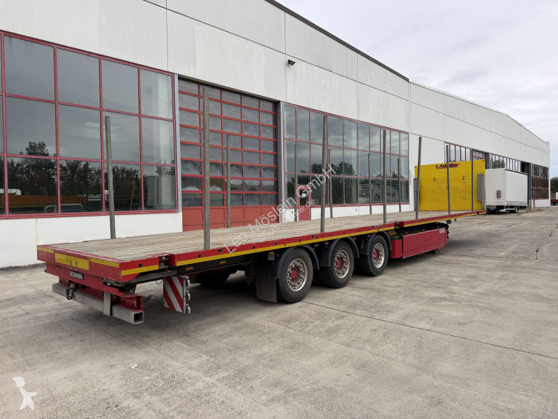 Semi remorque  t3  3 Achs Satteltieflader Mega