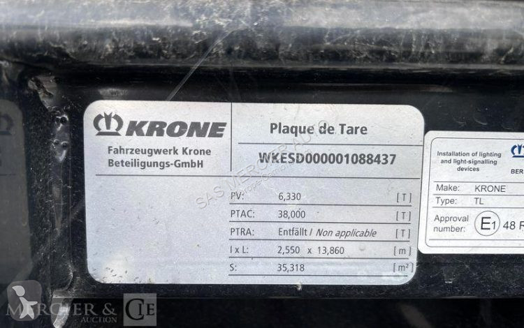 Semi remorque Krone