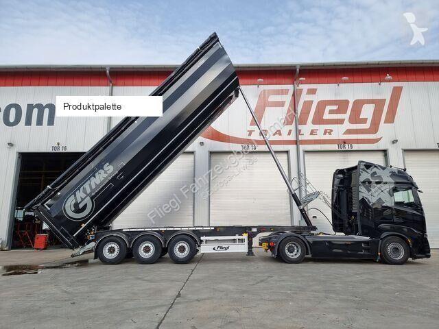 Semirremolque Fliegl 3-Achs Kipper Stahl light...