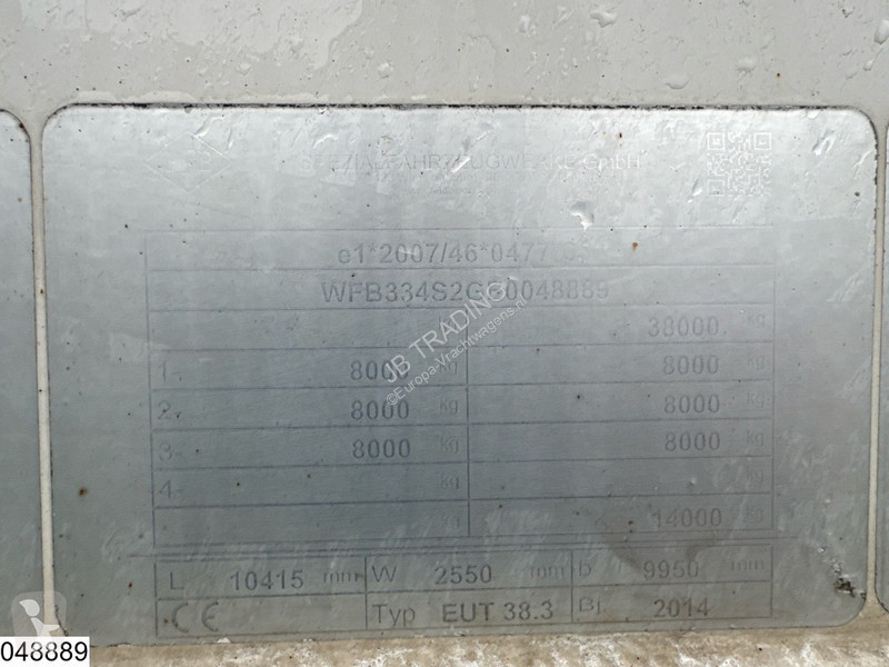Návěs Feldbinder Silo 38.000 L, 1 Comp