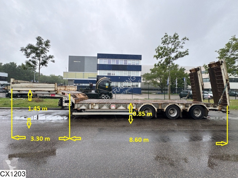 Porte engins Kaiser Lowbed 57,000 kg, steering...