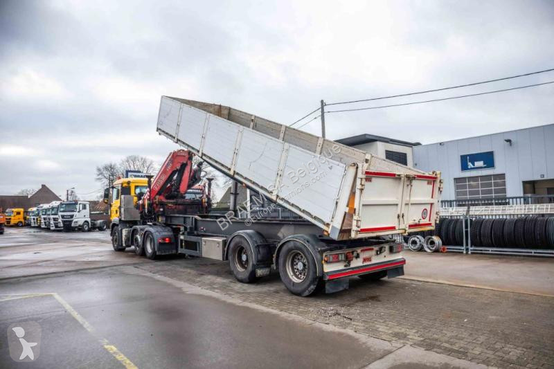 Oplegger KWB  KIPPER + CRANE/GRUE/KRAN FASSI...