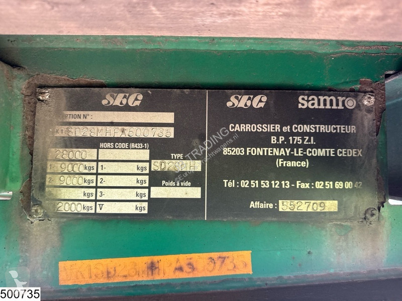 Semirremolque Samro Tautliner Fimopart