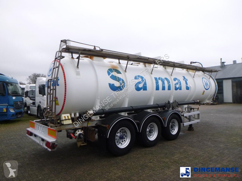 Félpótkocsi Magyar Chemical ACID tank inox 24.5...