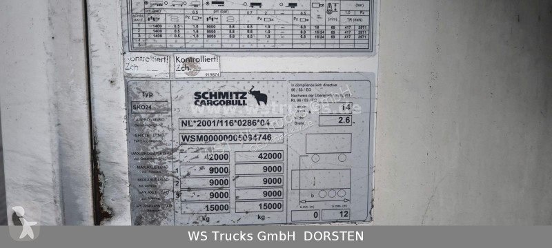 Semirremolque Schmitz Cargobull Kühlauflieger...