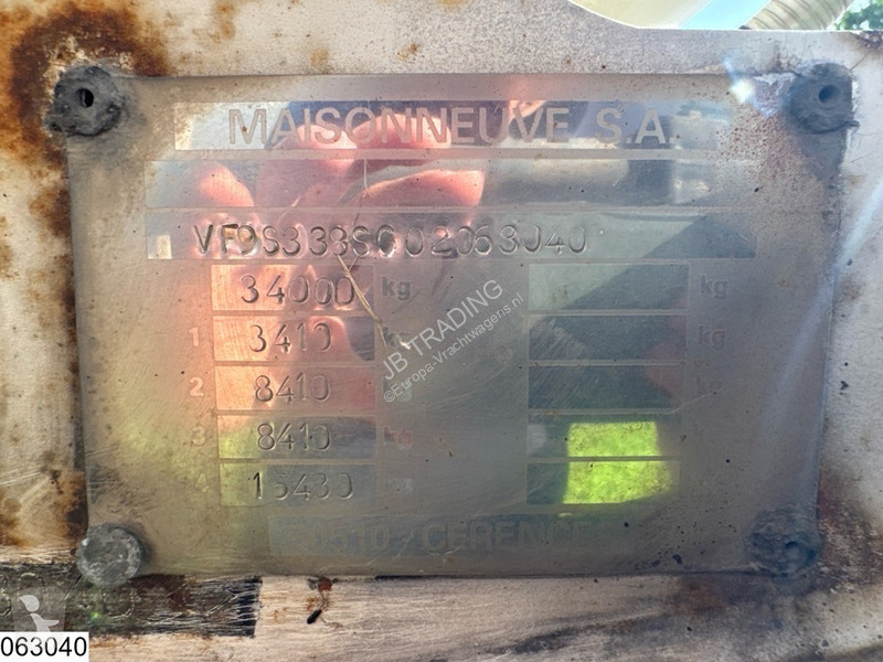 Semirremolque Maisonneuve gas 50.028 Liter, LPG...