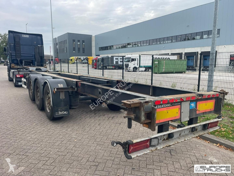 Semitrailer Renders Container Belgian Trailer -...