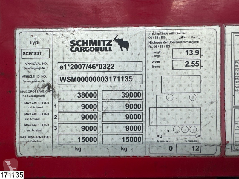Semirremolque Schmitz Cargobull Tautliner