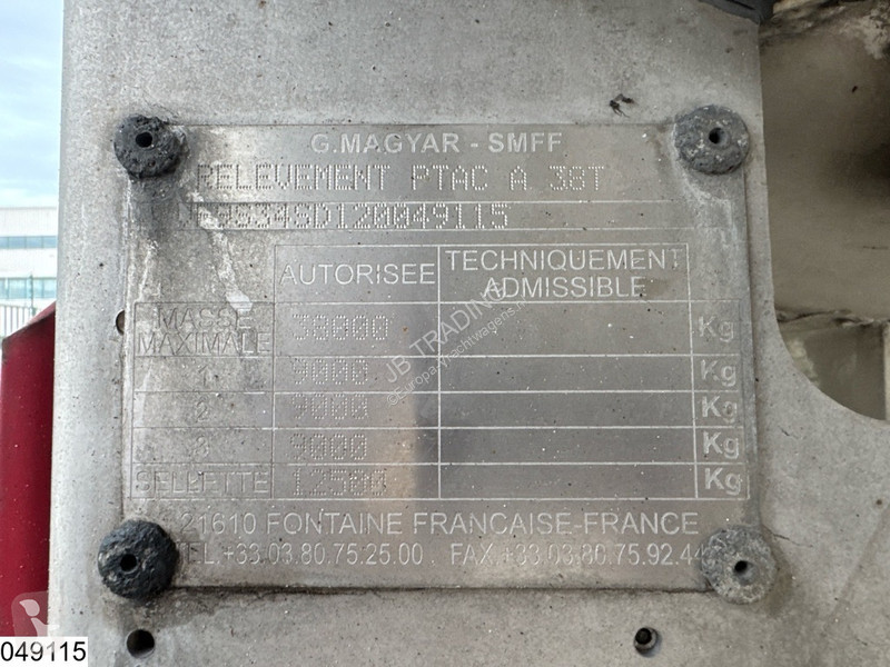 Semirremolque Magyar Food 31.930 L, 4 Comp