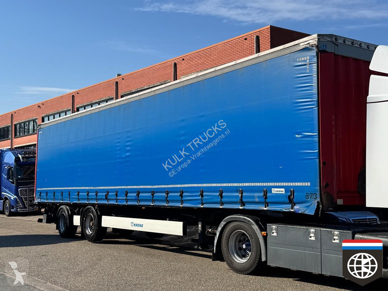 نصف مقطورة Krone Lift and steering axle - Tail...