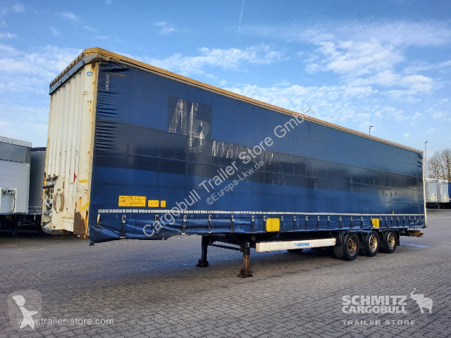 Semitrailer Krone Curtainsider Mega