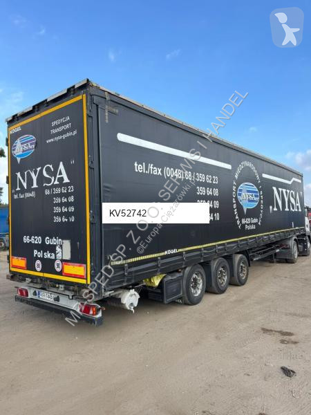 Kögel MEGA, osie SAF, 1 oś podnoszona semi-trailer