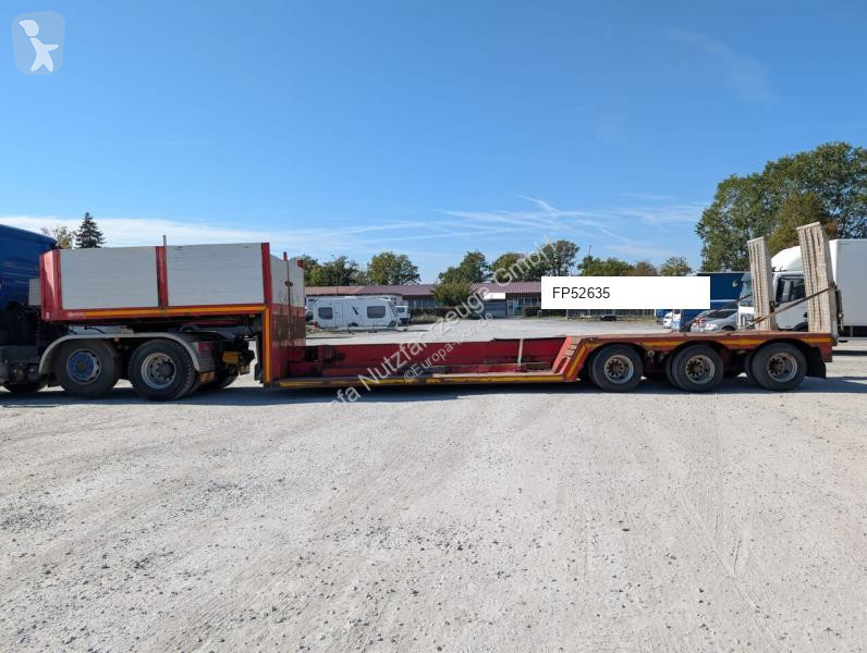 Lintrailers Tiefbet ausziehbar semi-trailer
