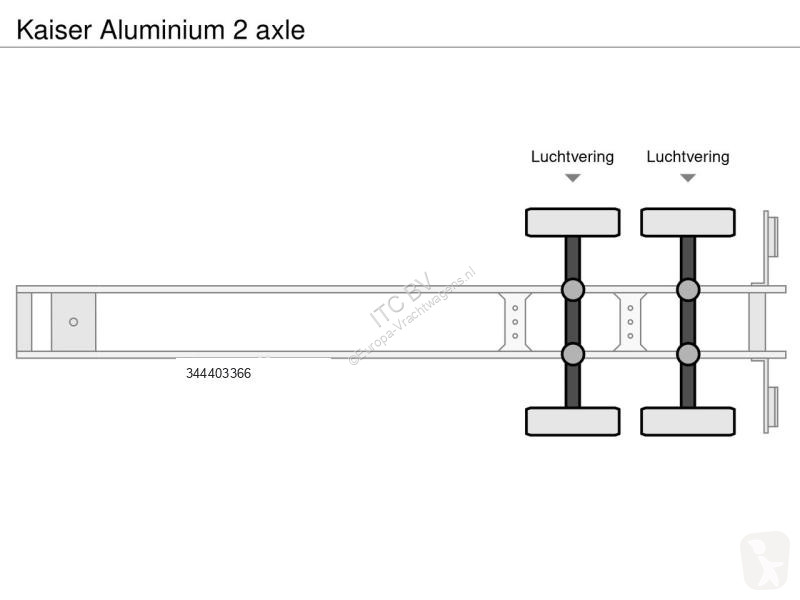 Kaiser Aluminium 2 axle semi-trailer