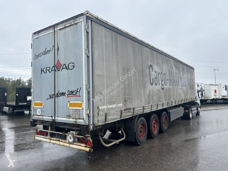 Kögel SNCO24 Tautliner, Liftachse   semi-trailer