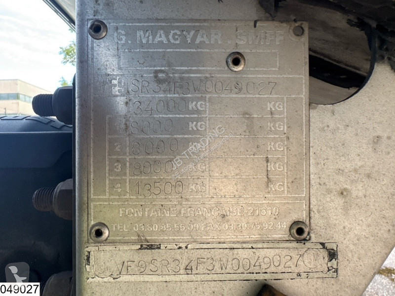 Magyar Chemie Magyar 34.000 L, 1 Comp, ADR...