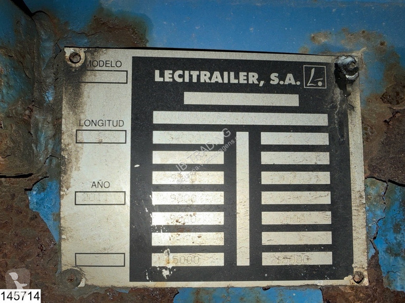 Lecitrailer open laadbak semi-trailer