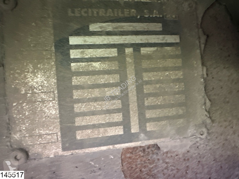نصف مقطورة Lecitrailer Tautliner Lift Axle,...