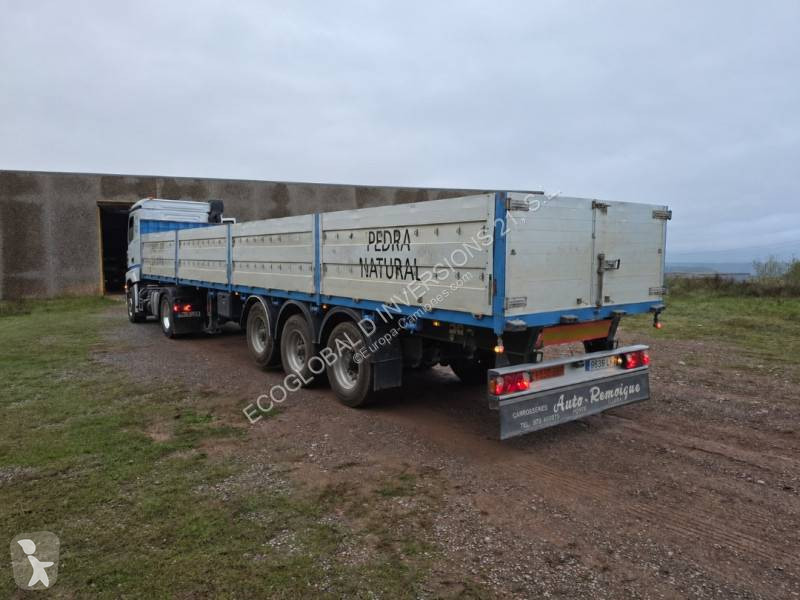 Sættevogn Fruehauf T34C con laterales abatibles...