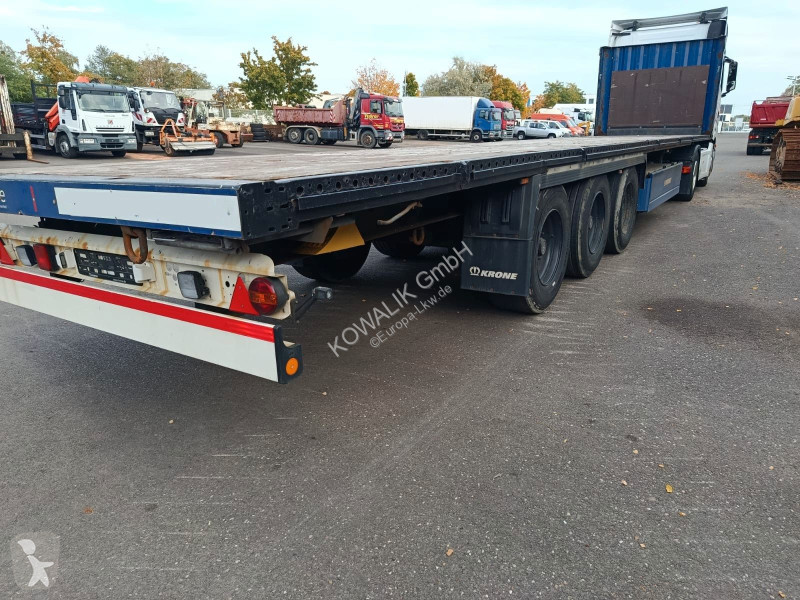 Oplegger Krone Platte Standard mit Palettenkasten